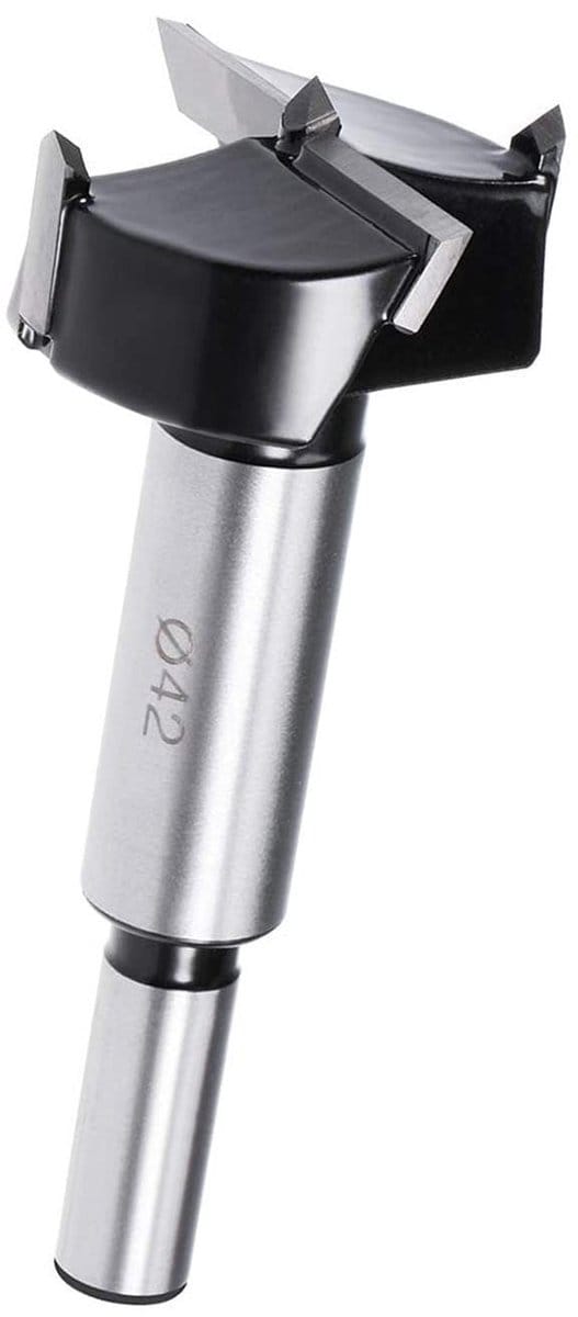 Dailygoods- Forstner Bits 42 mm - Houtbewerking - Houtboor - Boor Bit Cutter - Wolfraam Carbide - Scharnier Gat Boor