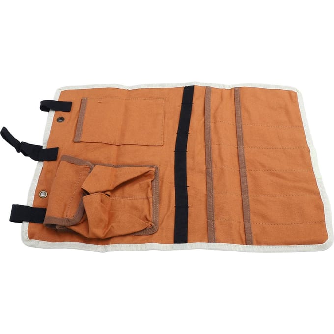 Kampeerhangende Opbergtas Canvas Waterdicht Ruimtebesparend Meerdere Vakken Hangende Opberging brown
