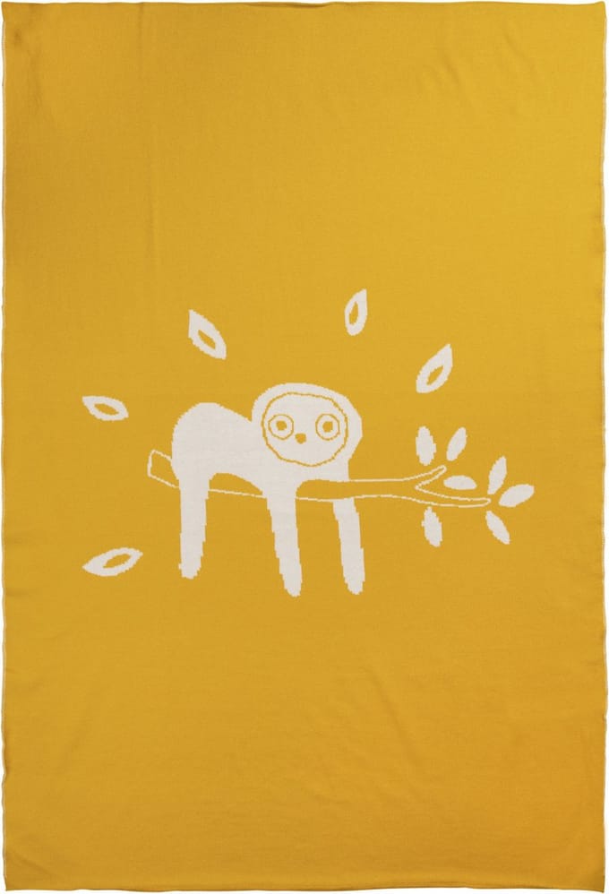 Briljant Baby Wiegdeken - 75x100 cm - Jungle Dusk Geel