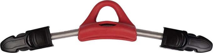 Procean vinband rood | met springveer RVS | M