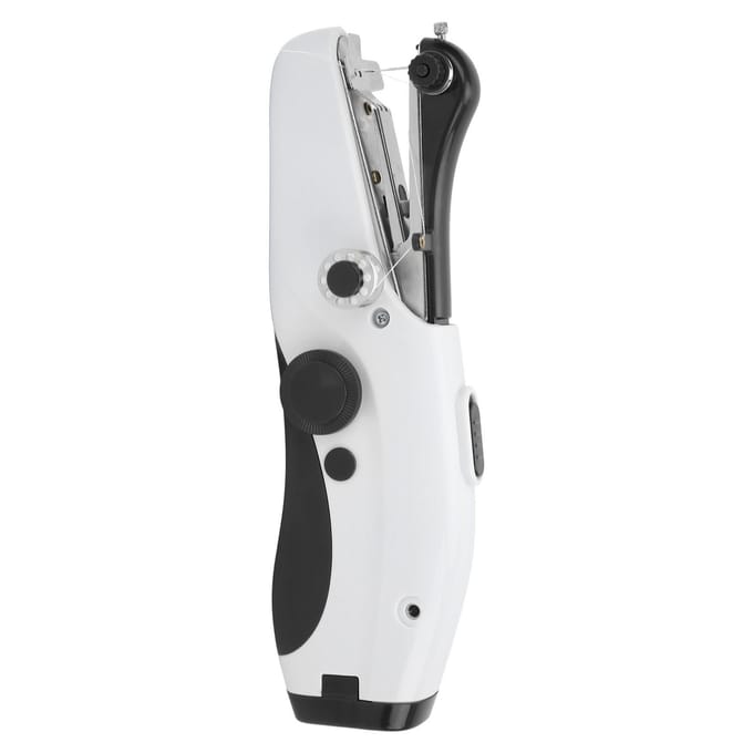 Handnaaimachine Draagbaar Mini Klein Thuis Elektrisch Dubbele Naald DIY Handnaaimachine zwart
