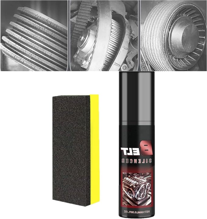 Riem Smeermiddel Spray - Antislip Coating - Motoronderhoud - Verlengt levensduur - 100ml - Transparant