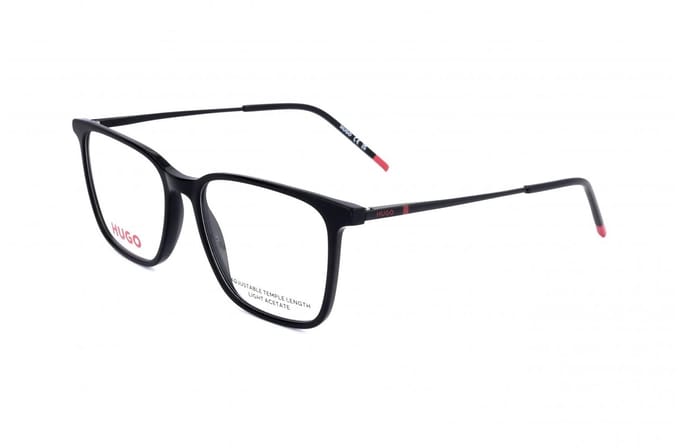 Hugo HG 1288 Black red 52/16/145 MAN Brilmonturen