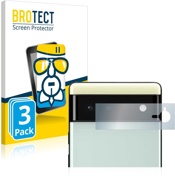 Screenprotector 3 Stuks voor Google Pixel 6 (ALLEEN Camera Lens) Beschermglas transparant