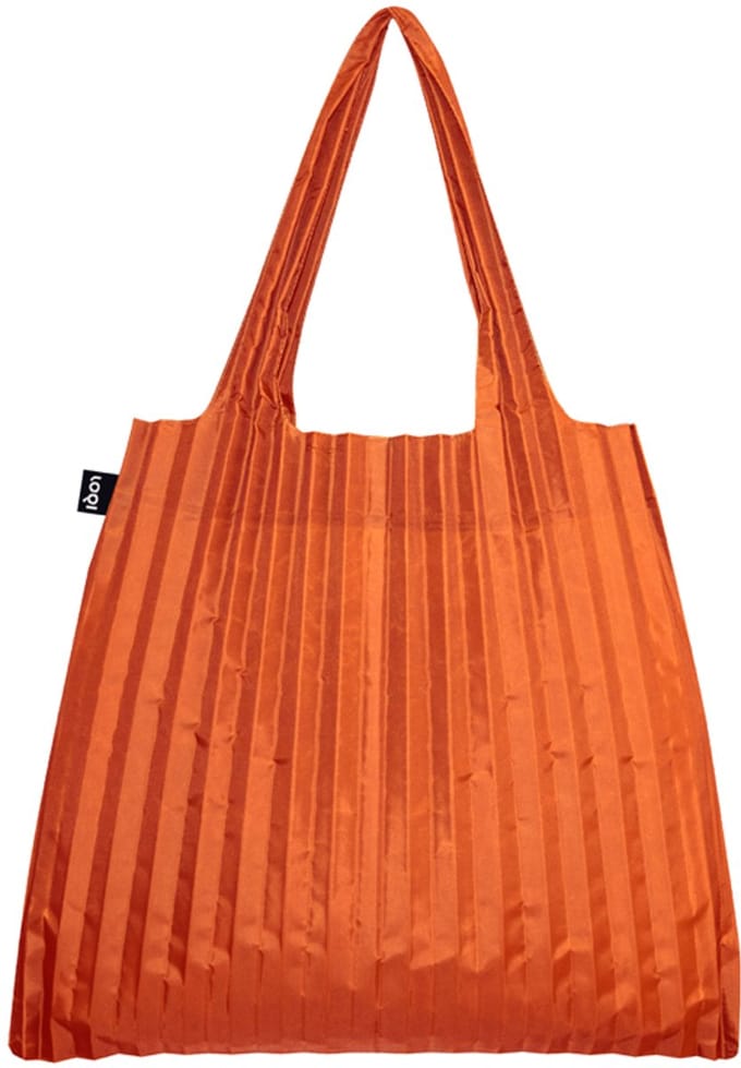 LOQI Bag Large - Pleated Orange