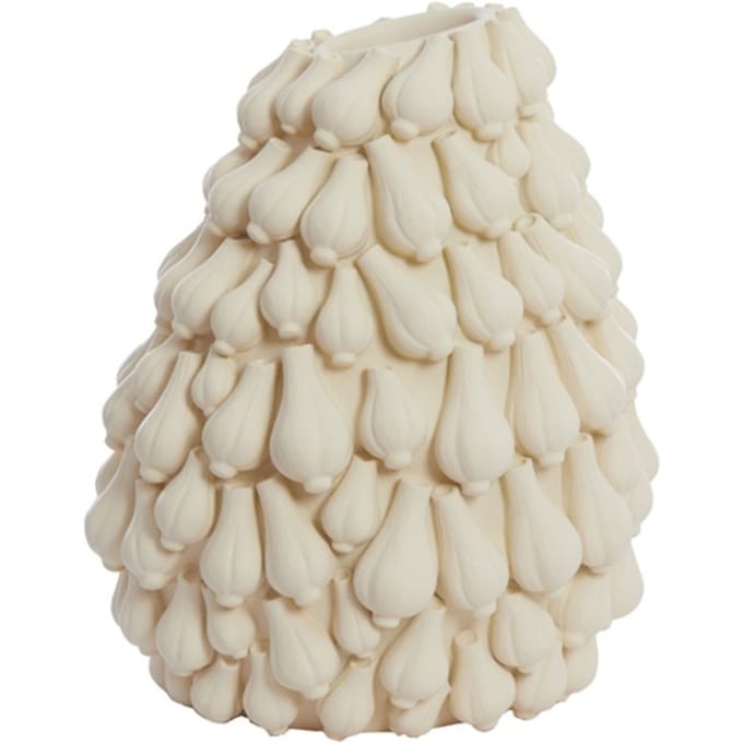 Light & Living Vaas Garlic 47cm - Crème