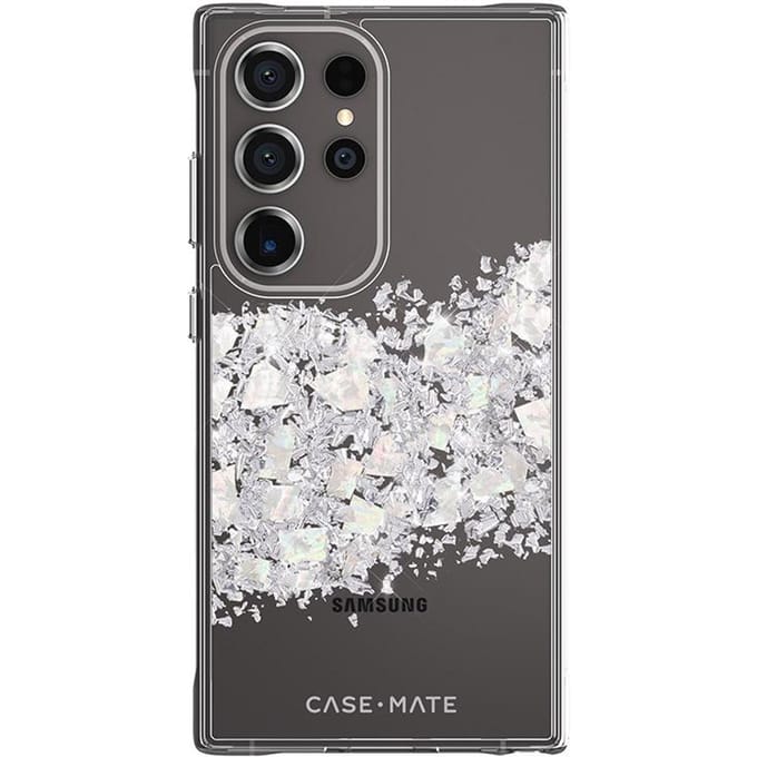 Case-Mate Karat - Étui Samsung Galaxy S24 Ultra Décoré de Nacre (Une Touche de Perle)