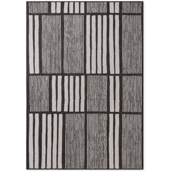 Ted Baker Haringey buitenkleed Allington Zwart/Wit - 120 x 170 cm - (S)