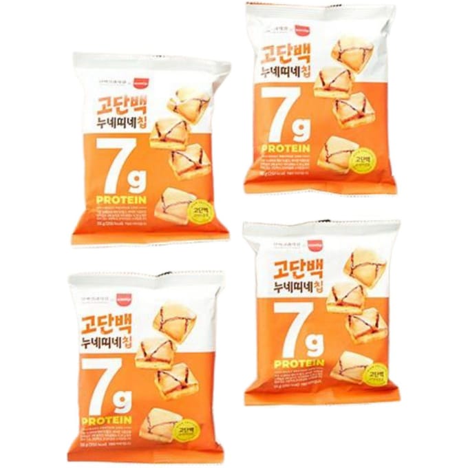 Protein Bakery High Protein Nunezine Chips Snack Sucré Croquant 55g x 4 Paquets