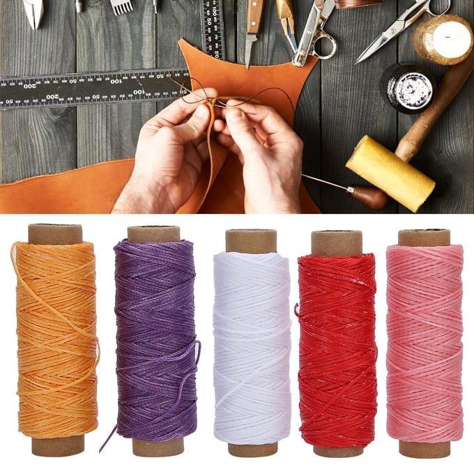 10 Kleuren 150D Waxdraad 50 Meter Gewaxt Koord Diy Handgestikte Accessoires black