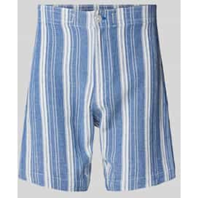 Regular fit korte broek met structuurmotief, model 'Resort'