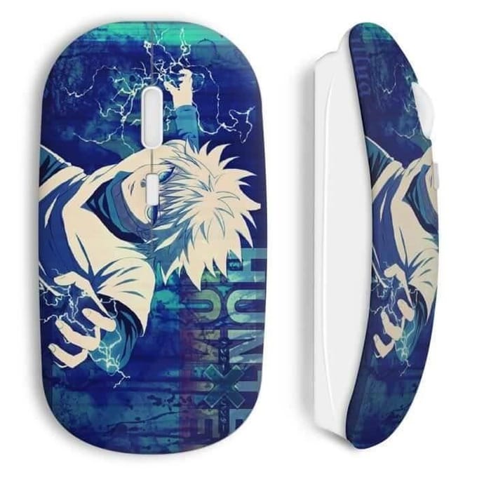 Draadloze muis - Hunter x Hunter - Killua - WiFi USB-stick inbegrepen - Compatibel met Mac en PC - Kleur blauw