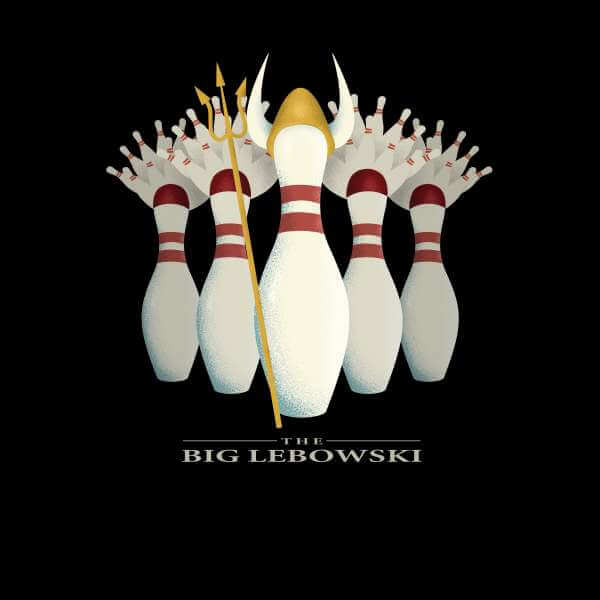 The Big Lebowski Pin Girls Trui - Zwart - XL