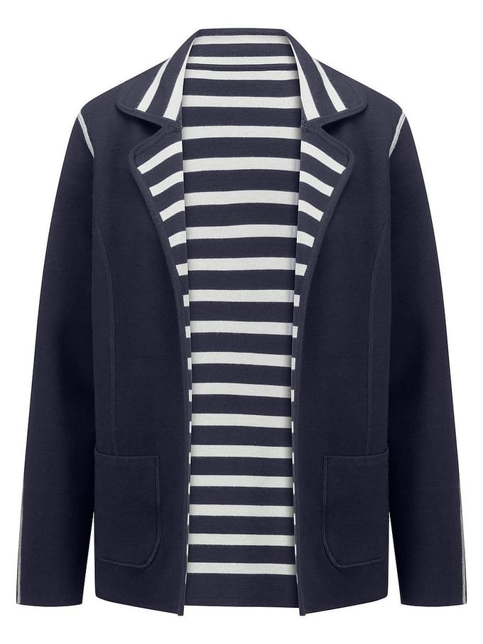 Keerbaar vest Van Peter Hahn blauw