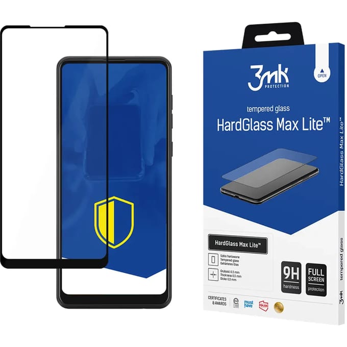 3mk HardGlass Max Lite Black Tempered Glass - Samsung Galaxy A21