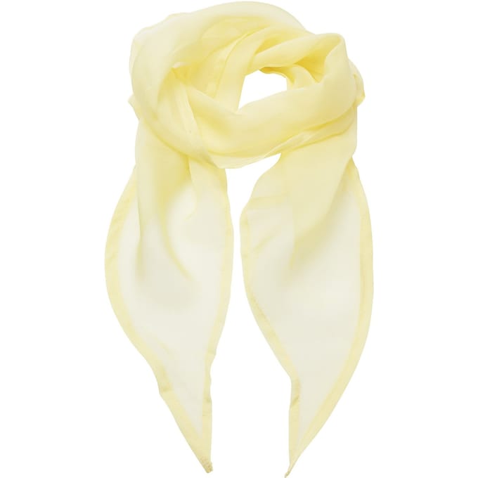 Premier Dames/vrouwenwerk Chiffon Formele Sjaal (Citroen)