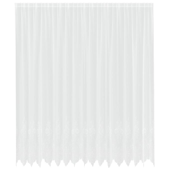 vidaXL Kantgordijn Wit 280 x 400 cm Polyester