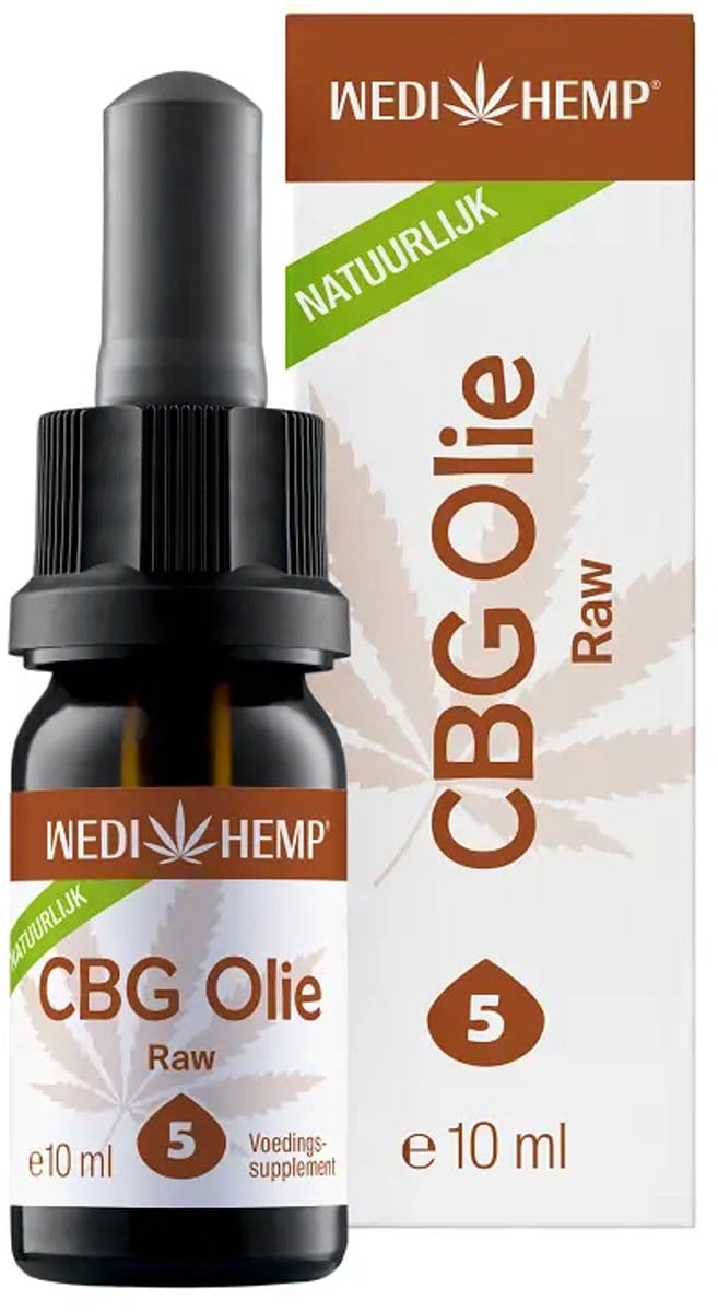 Wedihemp - CBG Olie 5% - 10ml - full spectrum - incl. CBD olie