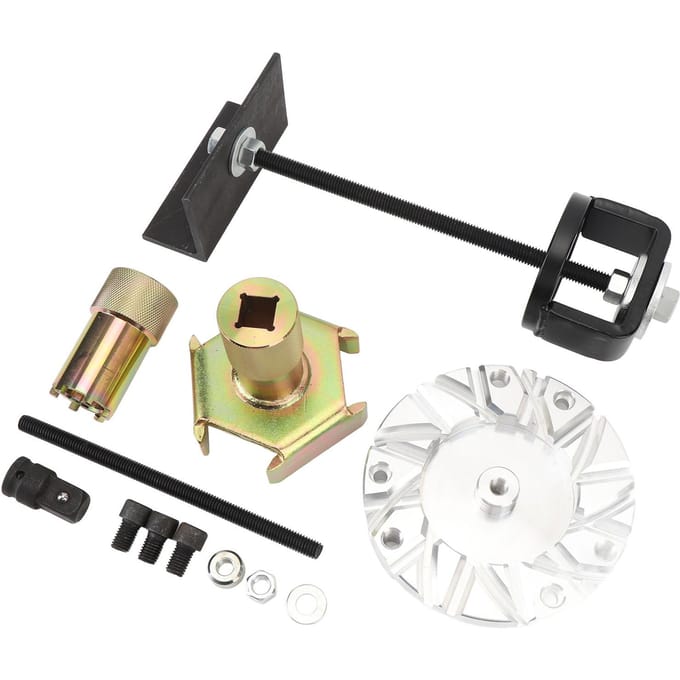 Kit complet d'outils de service pour embrayage primaire et secondaire Outil à plaque de fixation en acier au carbone pour RZR 900 beige