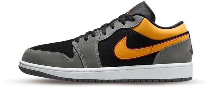 Jordan 1 Low SE Light Graphite Vivid Orange - Maat 41