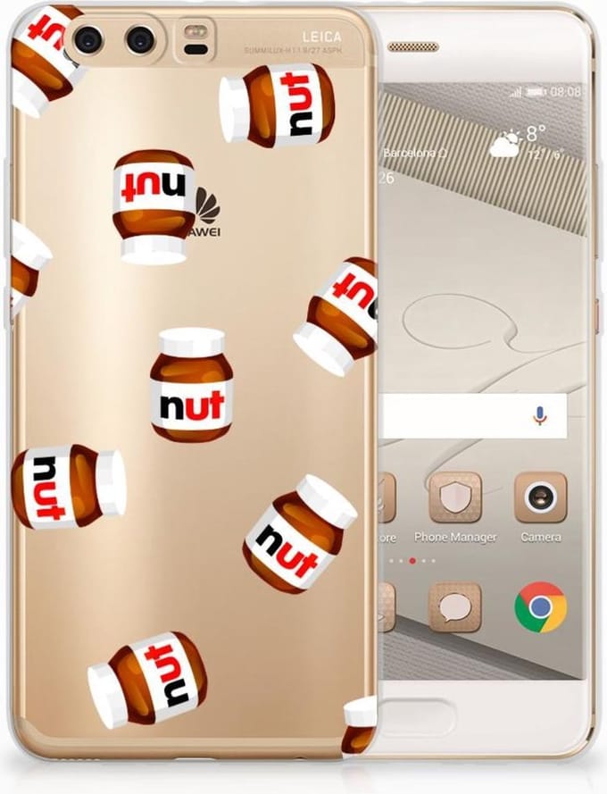 Huawei P10 Plus Siliconen Case Nut Jar