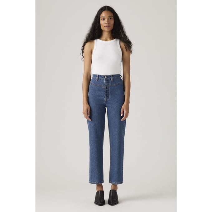 Levi's Ribcage Western Yoke Valley View Stone Taglia: W29L27 | Pantaloni Outlet | Donna