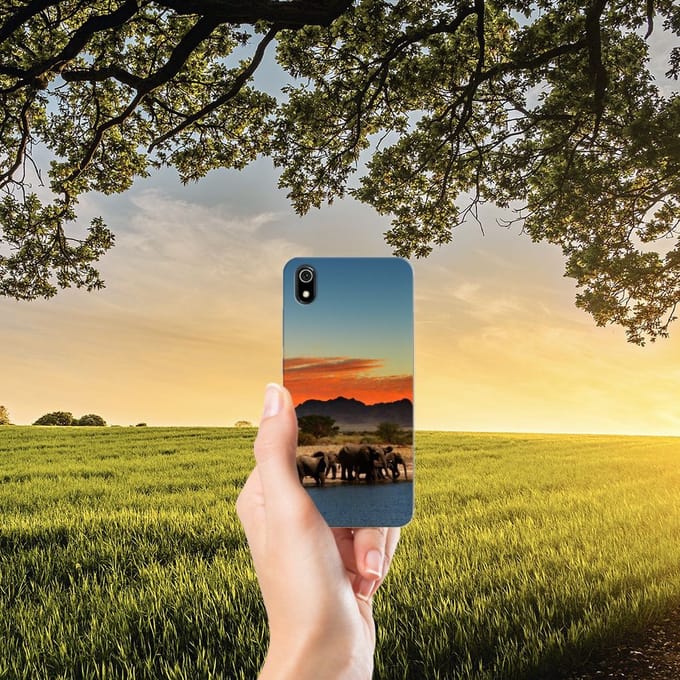 Xiaomi Redmi 7A TPU Hoesje Olifanten