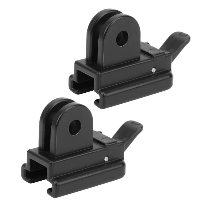 2 stuks Fietslichthouder Adapter Fiets Zaklamp Houder Fietsen Voorlamp Beugel voor Gaciron gray