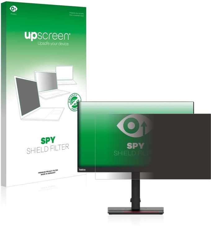 upscreen - privacyscherm voor Lenovo ThinkVision T24i-2L - privacy filter screenfilter Blauwlichtfilter