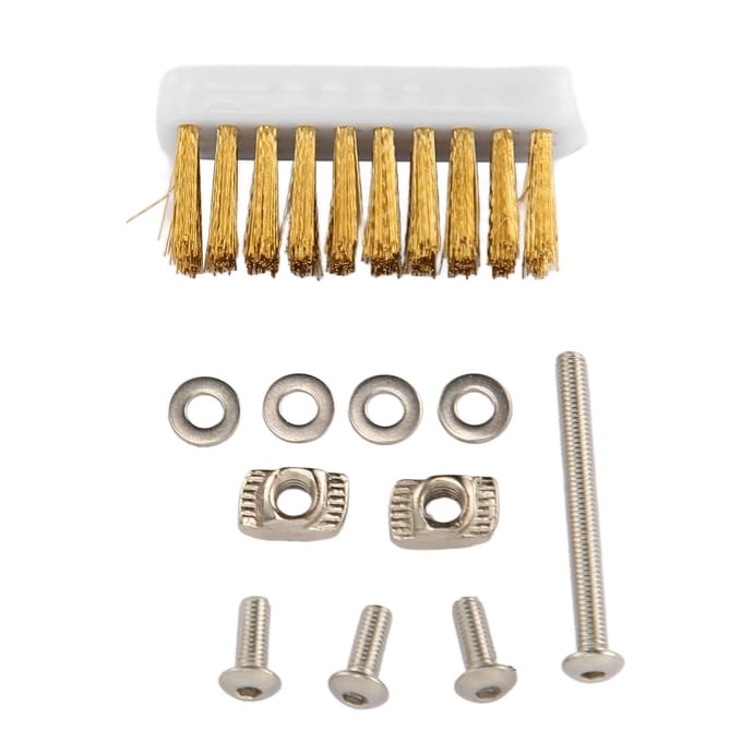 3D Printer Nozzle Borstelset voor Voron2.4 voor Triden Effectieve 3D Print Nozzle Reinigingskit Messing white
