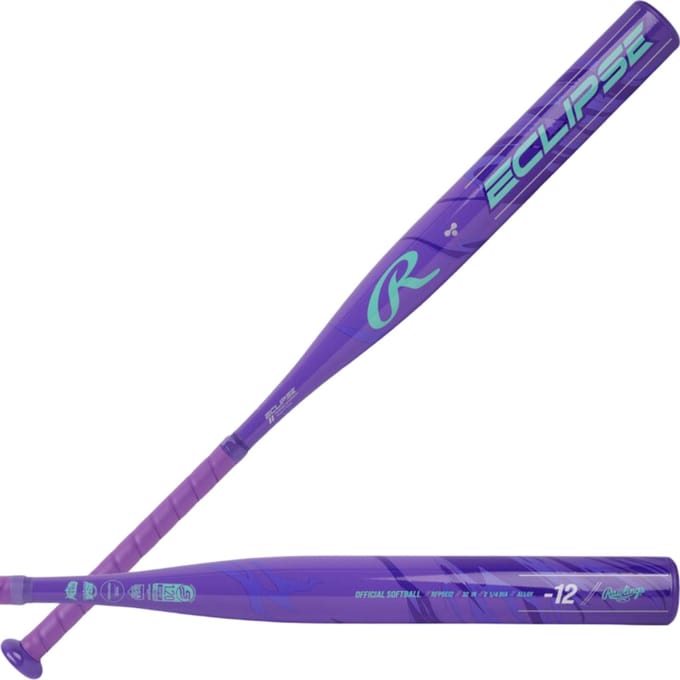 Rawlings - Softball - Fastpitch Softbalknuppel - Light - RFP5E12 - Eclipse - Paars - Jeugd - 29/17 (-12)