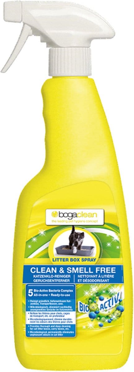 Bogaclean Clean & Smell Free Litterbox Spray - Kattenbakreinigingsmiddelen - 500 ml
