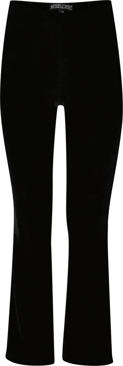 4PRESIDENT Flared pants meisje - Black - Maat 92 - Flared broek meisjes