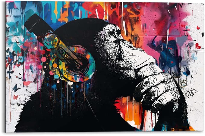 Schilderij Voel de Beat - 60 x 90 - Hout - REINDERS