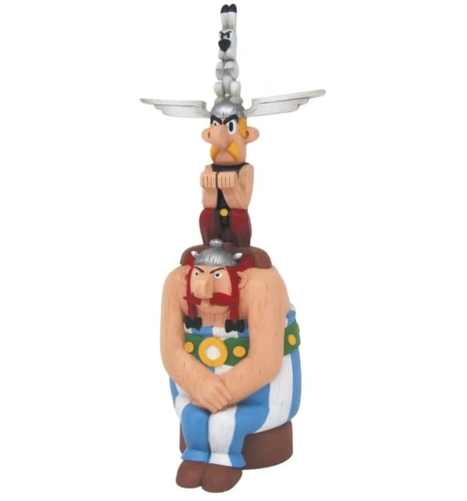 Asterix en Obelix Totem beeld - 40cm - western style