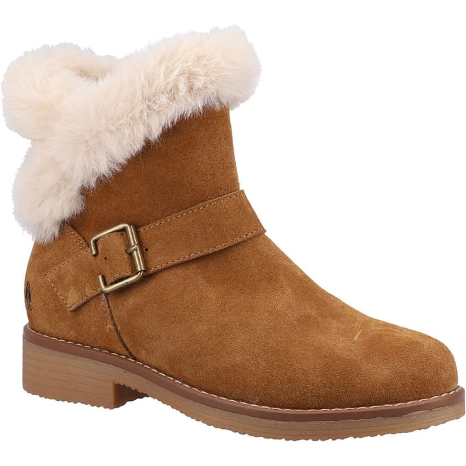 Hush Puppies Hannah Suède Dameslaarzen Tan