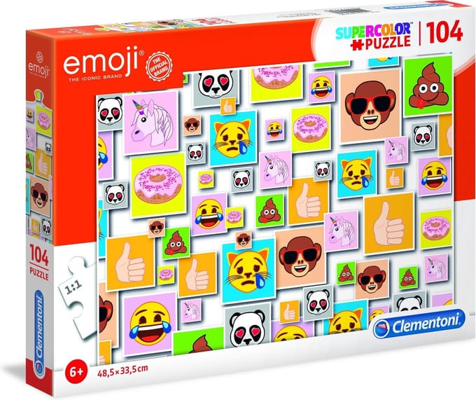Clementoni Legpuzzel Emoji Junior Karton 104 Stukjes