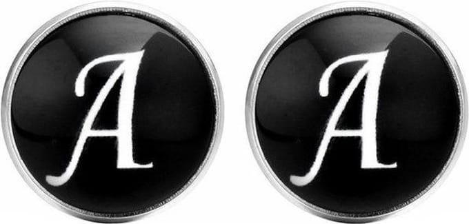 Fako Bijoux - Manchetknopen - Alfabet - Letter A