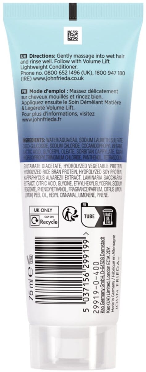 John Frieda Volume Lift Shampoo - 75 ml