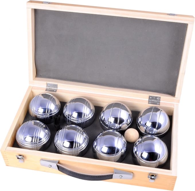 Longfield Games Jeu De Boules Set Luxe Kist - 8 ballen
