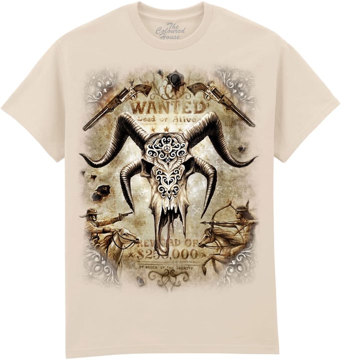 Skull Wanted The Coloured House T-shirt M