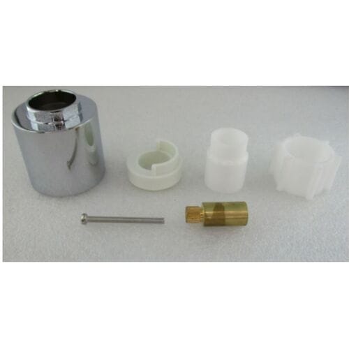 Steinberg replacement chrome sleeve for Pushtronic thermostat 099.4039