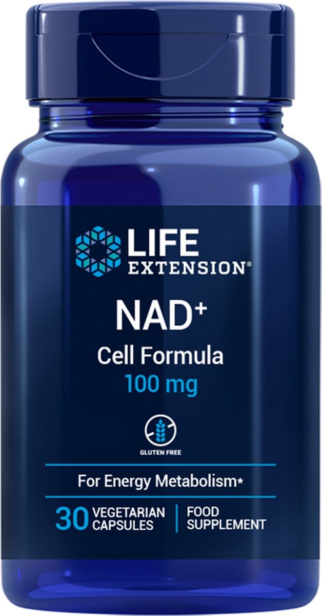 Life Extension NAD+ Cell Formula | 30 vegan capsules | 100 mg per capsule