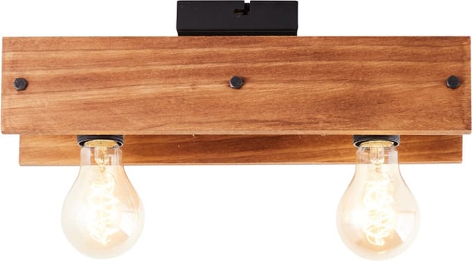 Brilliant Calandra - Plafondlamp - Bruin;Zwart