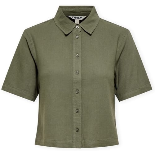 Overhemd Only Goa Shirt - Smokey Olive