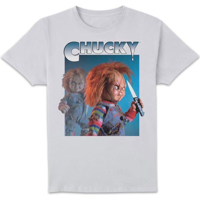 Chucky Nasty 90's T-shirt - Wit - M