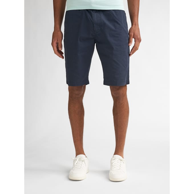 Petrol Industries - Heren Twill chino short Drift - Blauw - Maat S