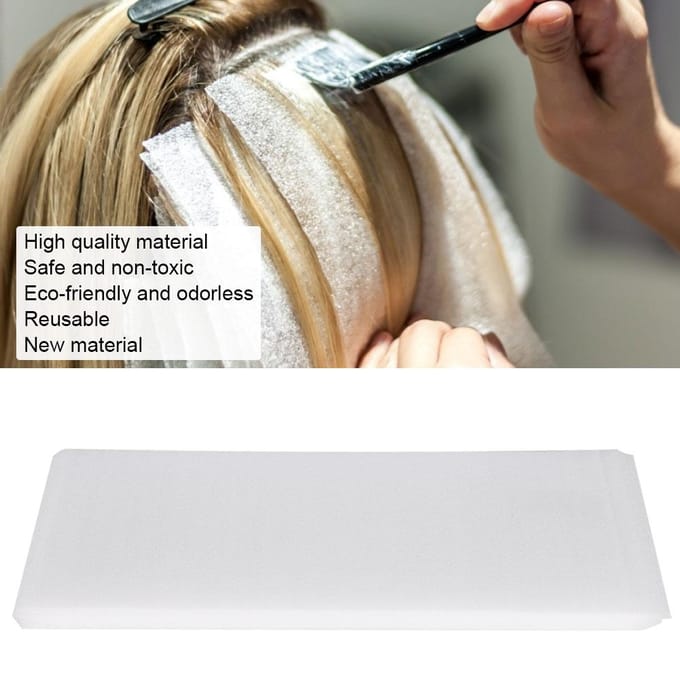 Professioneel Haarverfpapier Herbruikbaar Haarkleuring Highlights Isolatiepapier Lang Type white