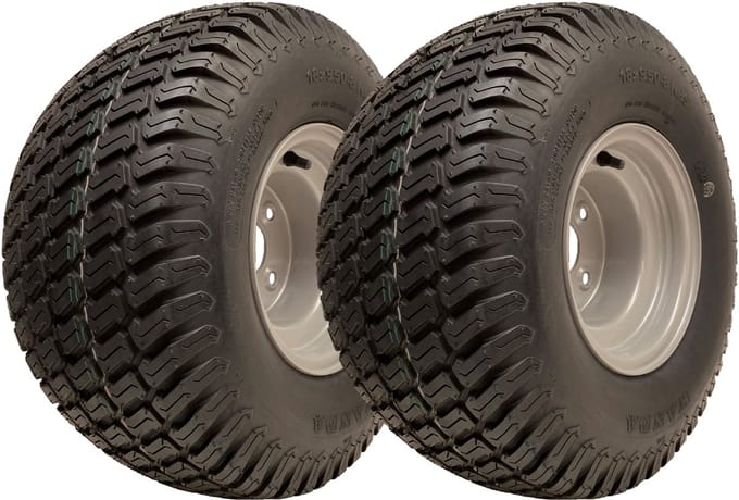 18x9,50-8 grasmaaierwielen, 4-bouts, Multi Turf, 100 mm, 6-laags, 595 kg per stuk (set van 2)