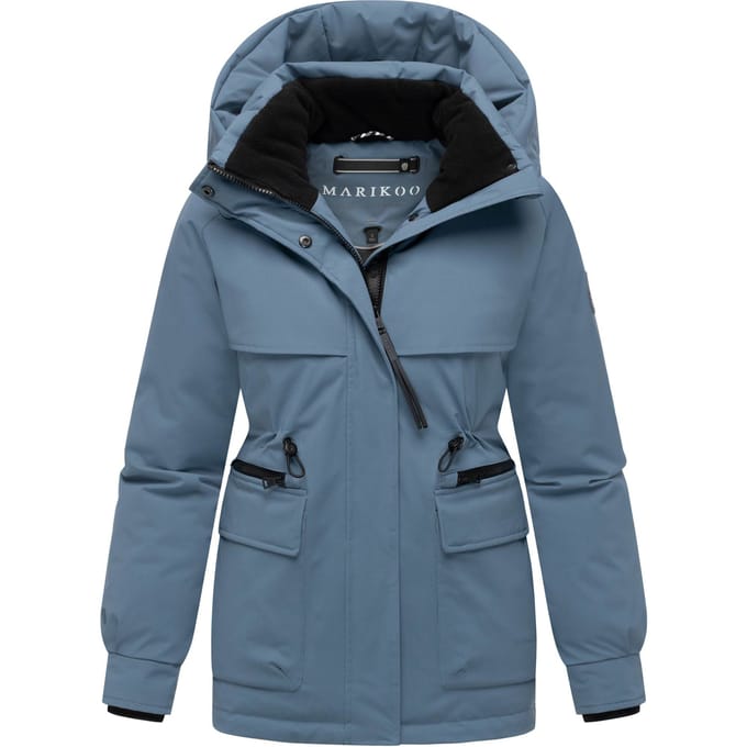 Marikoo dames winterjas Shigaraa met afneembare capuchon & magnetische zakken